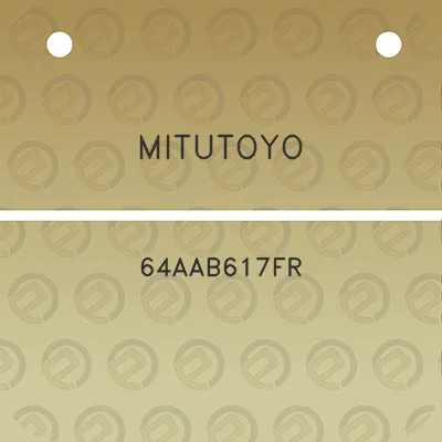 mitutoyo-64aab617fr