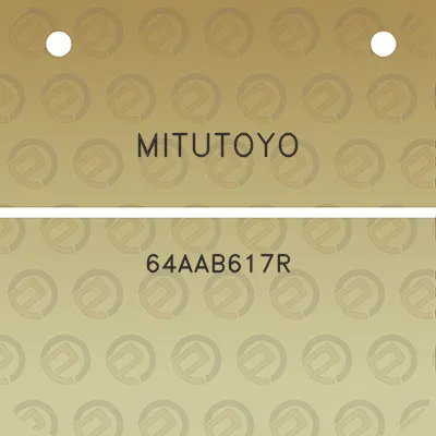 mitutoyo-64aab617r