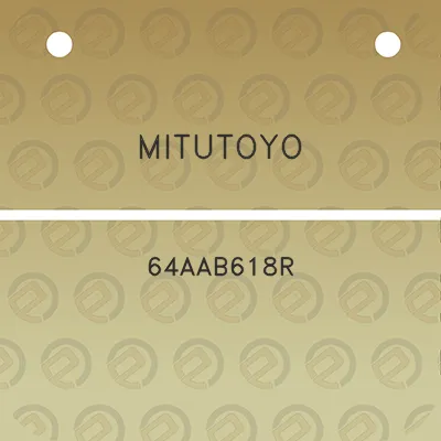 mitutoyo-64aab618r