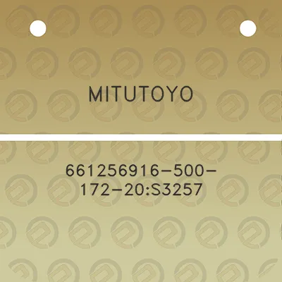 mitutoyo-661256916-500-172-20s3257