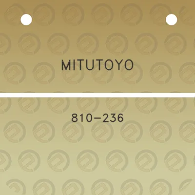 mitutoyo-810-236