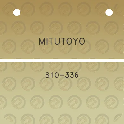 mitutoyo-810-336