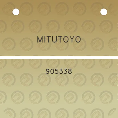 mitutoyo-905338