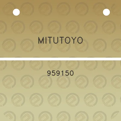 mitutoyo-959150