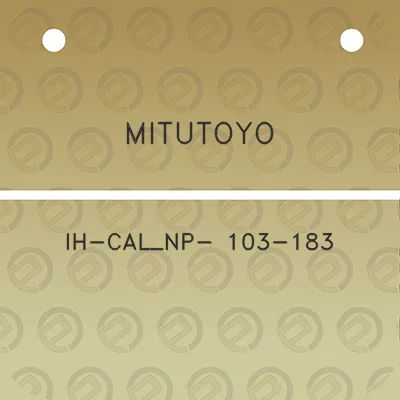 mitutoyo-ih-cal_np-103-183