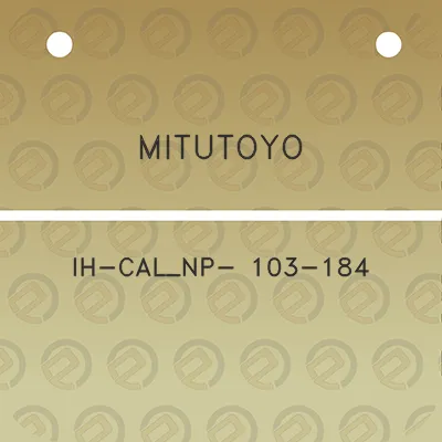 mitutoyo-ih-cal_np-103-184