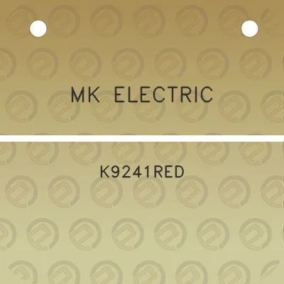 mk-electric-k9241red