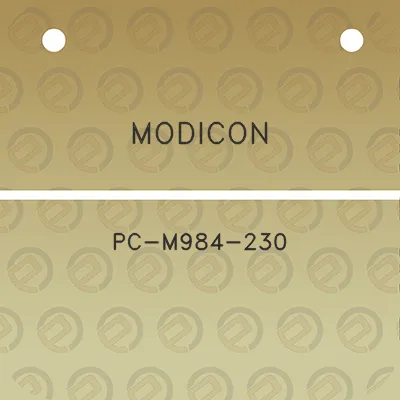 modicon-pc-m984-230