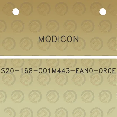 modicon-s20-168-001m443-ean0-0r0e