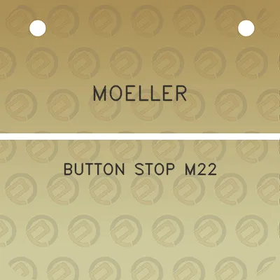 moeller-button-stop-m22