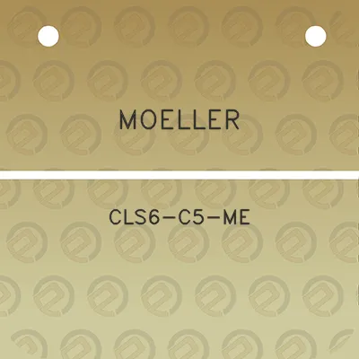 moeller-cls6-c5-me