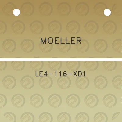 moeller-le4-116-xd1