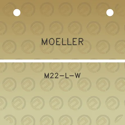 moeller-m22-l-w