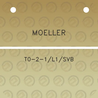 moeller-t0-2-1l1svb