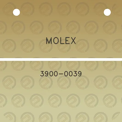 molex-3900-0039