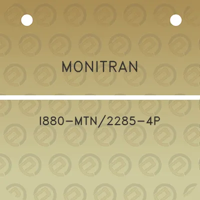 monitran-i880-mtn2285-4p