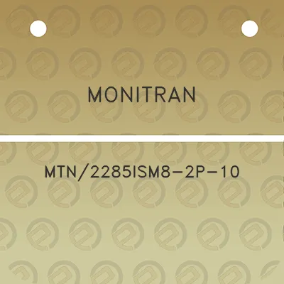 monitran-mtn2285ism8-2p-10