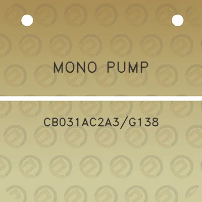 mono-pump-cb031ac2a3g138