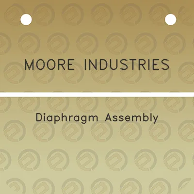 moore-industries-diaphragm-assembly