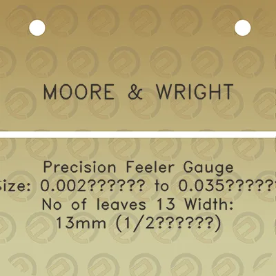 moore-wright-precision-feeler-gauge-size-0002-to-0035-no-of-leaves-13-width-13mm-12