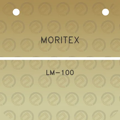 moritex-lm-100