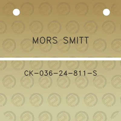 mors-smitt-ck-036-24-811-s