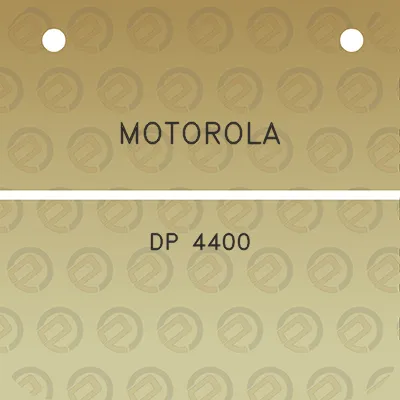 motorola-dp-4400