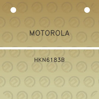 motorola-hkn6183b