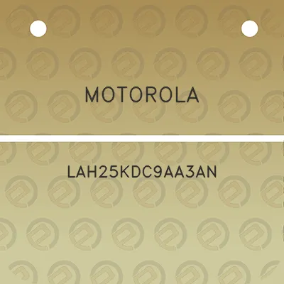 motorola-lah25kdc9aa3an