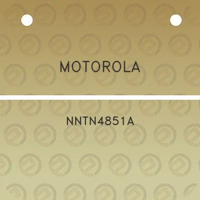 motorola-nntn4851a