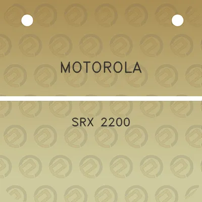 motorola-srx-2200