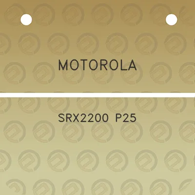 motorola-srx2200-p25