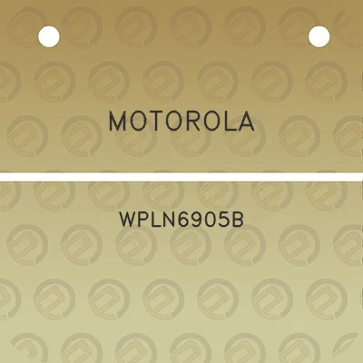 motorola-wpln6905b