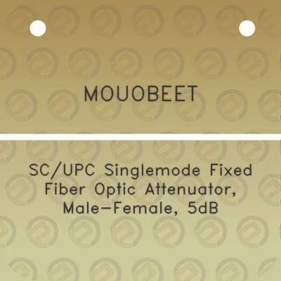 mouobeet-scupc-singlemode-fixed-fiber-optic-attenuator-male-female-5db