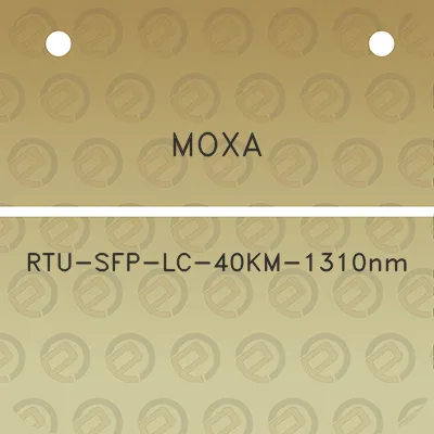 moxa-rtu-sfp-lc-40km-1310nm