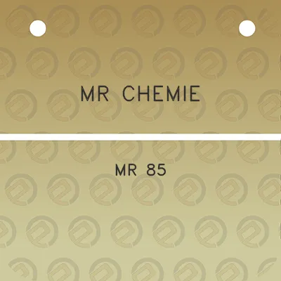 mr-chemie-mr-85