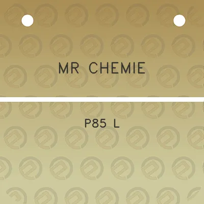 mr-chemie-p85-l