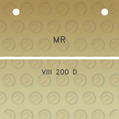 mr-viii-200-d