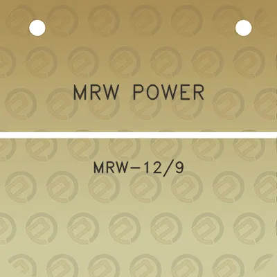 mrw-power-mrw-129