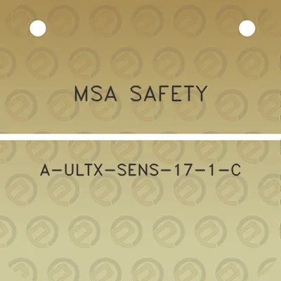 msa-safety-a-ultx-sens-17-1-c