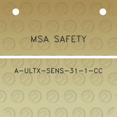 msa-safety-a-ultx-sens-31-1-cc