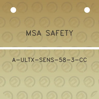 msa-safety-a-ultx-sens-58-3-cc