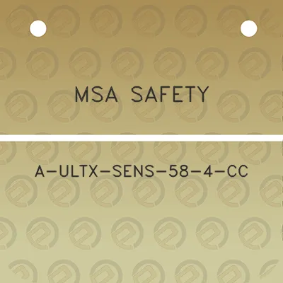 msa-safety-a-ultx-sens-58-4-cc