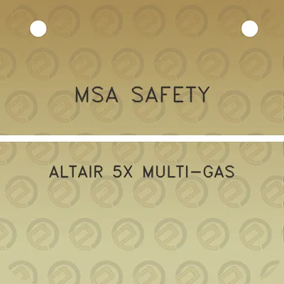 msa-safety-altair-5x-multi-gas