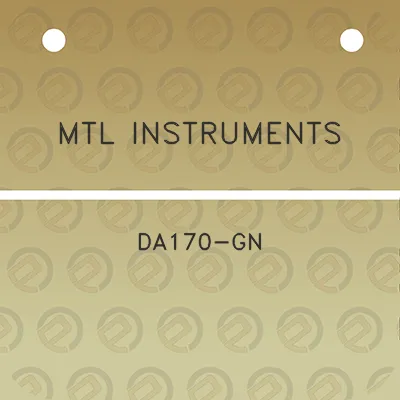 mtl-instruments-da170-gn