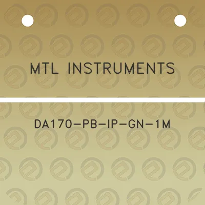 mtl-instruments-da170-pb-ip-gn-1m