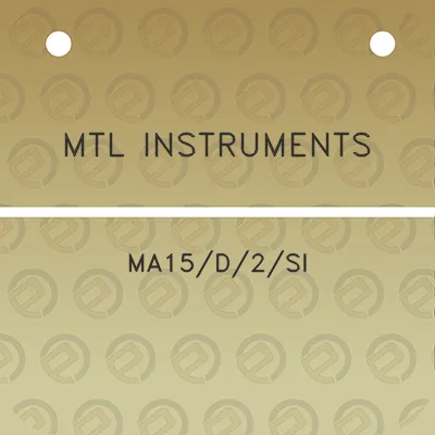 mtl-instruments-ma15d2si