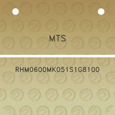 mts-rhm0600mk051s1g8100