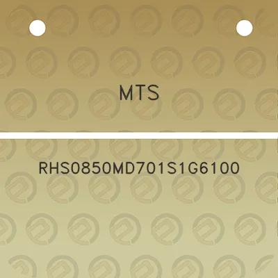 mts-rhs0850md701s1g6100