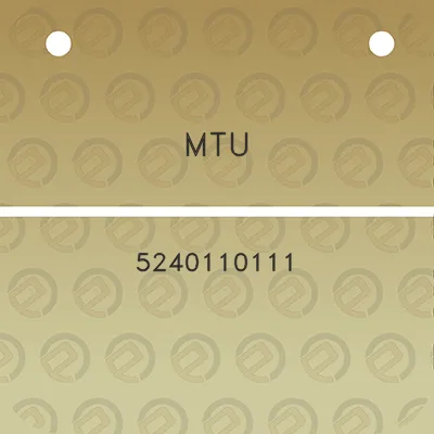 mtu-5240110111